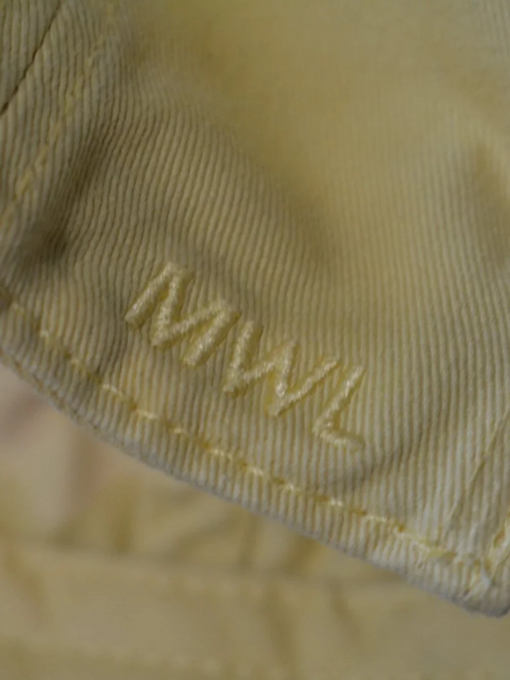 Madewell Yellow Cotton Baseball Hat – Adjustable Strap